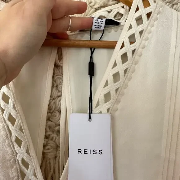 NWT: Reiss Rachelle Lattice Playsuit - Picture 3 of 9